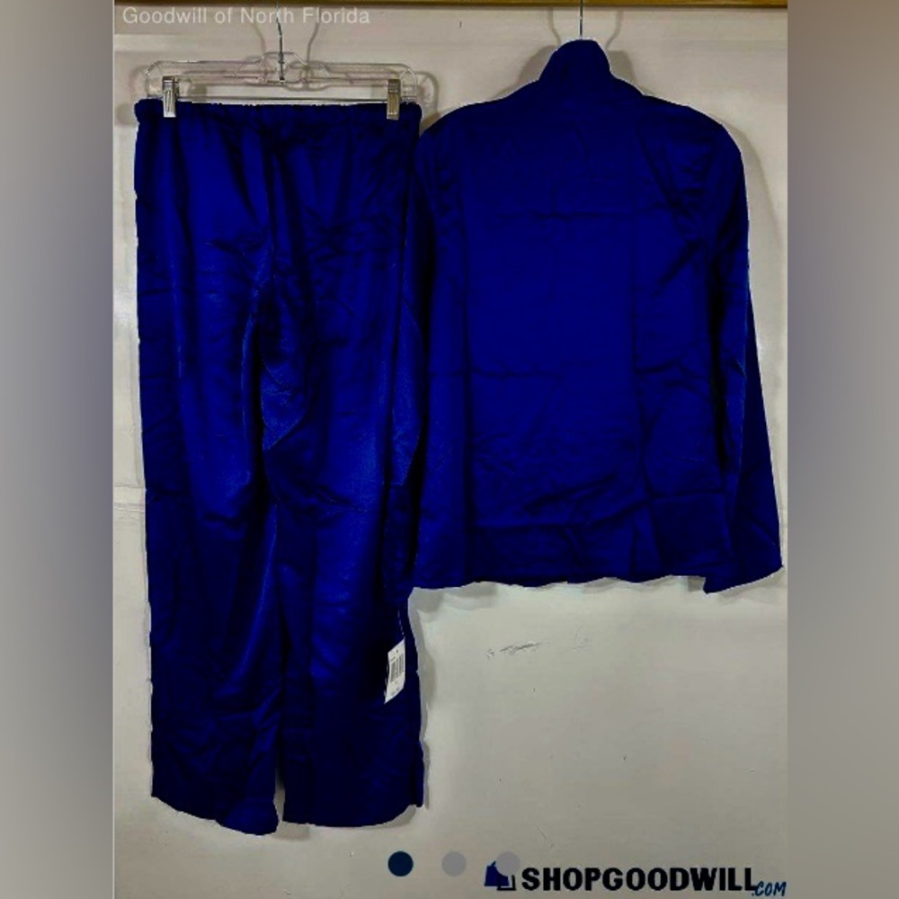 New in Package! Maidenform 100% Silk Royal Blue Pajama Set-Size S